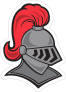 Knight Mascot Sticker