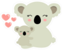Koala Bear Mama and Baby Sticker