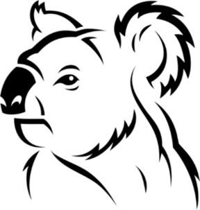 Koala Bear Profile Sticker