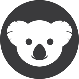 Koala Face Icon Sticker