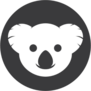 Koala Face Icon Sticker