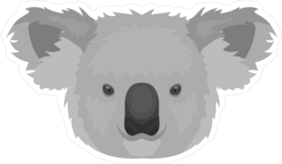 Koala Icon Sticker