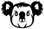 Koala Silhouette Sticker