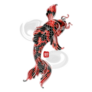 Koi Carp Japanese Symbol As Happiness Sticker