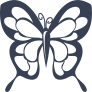 Kooky Butterfly Sticker