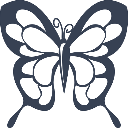 Kooky Butterfly Sticker
