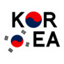 Korea Text Flag Sticker