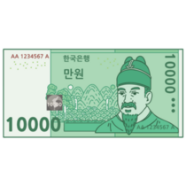 Korean Banknote Sticker