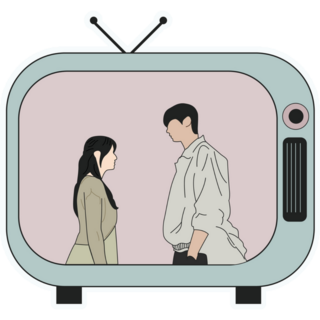 Korean Drama Tv Sticker