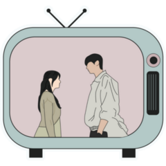 Korean Drama Tv Sticker