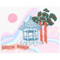 Korean Landscape Sticker