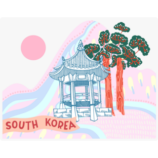 Korean Landscape Sticker