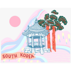 Korean Landscape Sticker