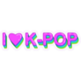 Korean Pop Music Sticker