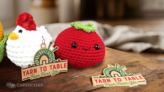 Kraft paper stickers as tags on homemade gifts