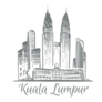 Kuala Lumpur Malaysia Sketch Sticker