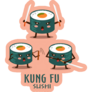 Kung Fu Sushi Sticker