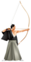 Kyudo, Japanese Martial Art Of Archery Master Sticker