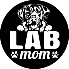 Lab Mom Sticker