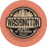 Label Of Washington, District Of Columbia Illustration Sticker