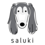 Labeled Saluki Sticker