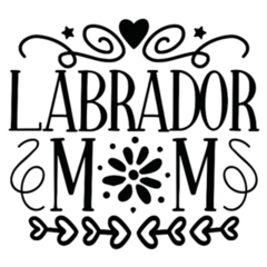 Labrador Mom - Mamas Boy Sticker