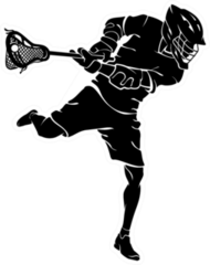 Lacrosse Aim Goal Sticker