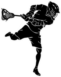 Lacrosse Aim Goal Sticker