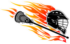 Lacrosse Flame Trail Sticker