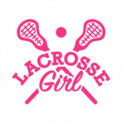 Lacrosse Girl Sticker