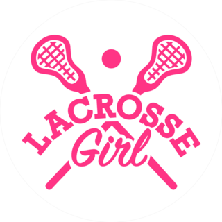 Lacrosse Girl Sticker