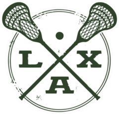 Lacrosse Lax Vintage Style Stamp Sticker