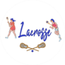 Lacrosse Players In Hand-drawn Style Sticker
