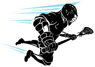 Lacrosse Super Charge Leap Sticker