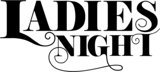 Ladies Night Text Sticker