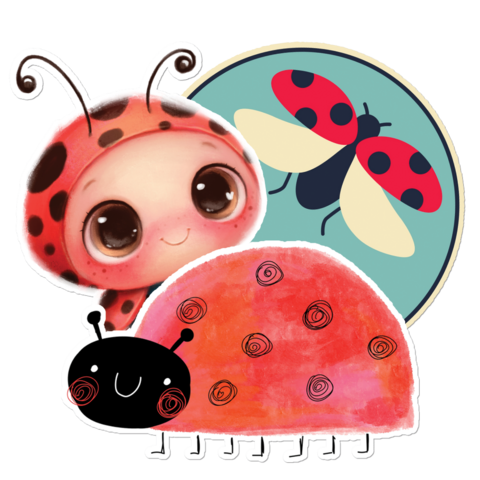 Ladybug Stickers & Decals | Free Shipping