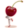 Lady Cherry Sticker