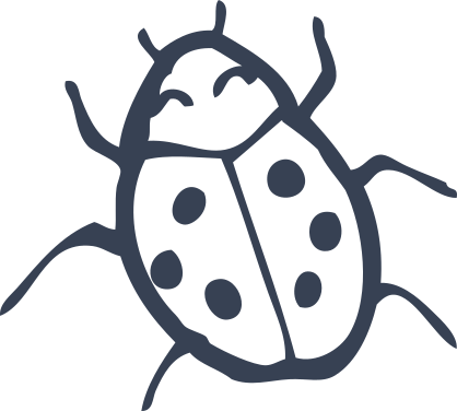 Ladybug Drawing Sticker