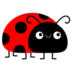 Ladybug Icon Cute Sticker