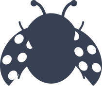 Ladybug In Flight Sticker