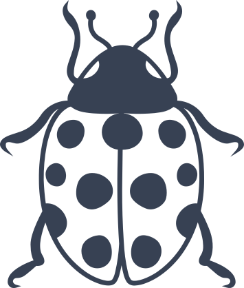 Ladybug Walking Sticker