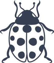 Ladybug Walking Sticker