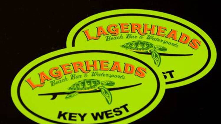 Lagerheads Oval Sticker
