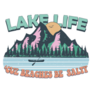 Lake Life Cuz Beaches Be Salty Sticker