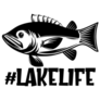 #Lake Life Fish Sticker