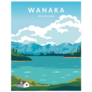 Lake Wanaka New Zealand Sticker