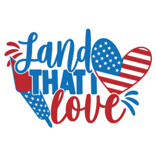Land That I Love - 4th Of July Sticker