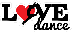 Landing Love Dance Sticker