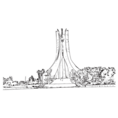 Landmark Of Algiers Algeria Sticker