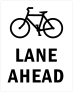 Lane Ahead Sticker